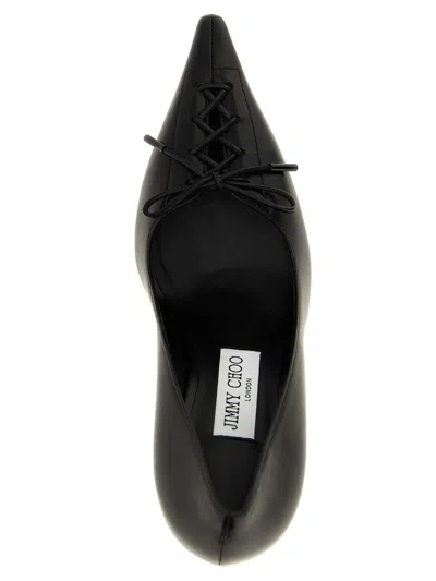 Jimmy Choo Scarlett 95 Leather Pumps In Black