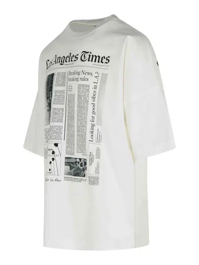 Palm Angels Paxlatimes News Over T-shirt In White