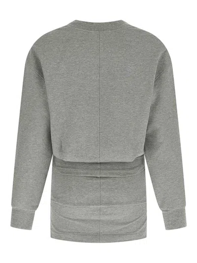 Attico Cotton Jersey Mini Dress In Black