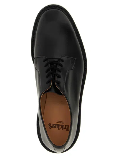 Tricker's Lace-up Business Dress Shoes In Black
