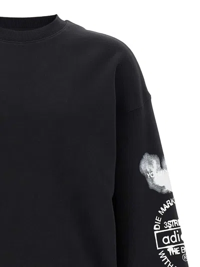 Y-3 Men's Graphic Crew Sweat In Black