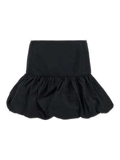 Rotate Birger Christensen 'mini Balloon' Skirt In Black
