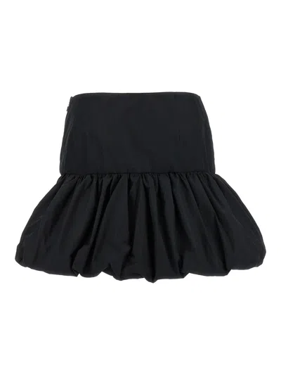 Rotate Birger Christensen 'mini Balloon' Skirt In Black