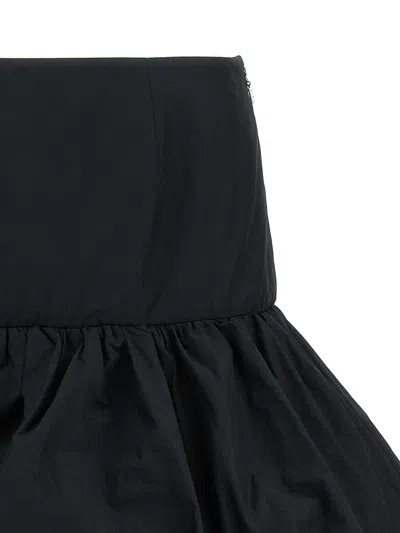 Rotate Birger Christensen 'mini Balloon' Skirt In Black