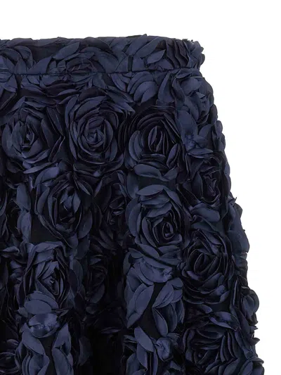 Rotate Birger Christensen Rotate Maxi Sun Skirt In Blue