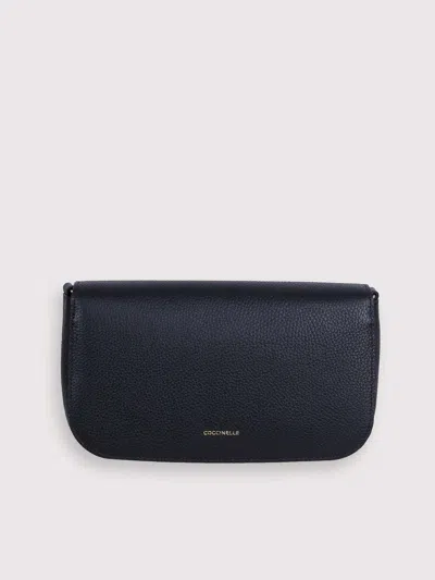 Coccinelle C-me Medium Shoulder Bag In Black