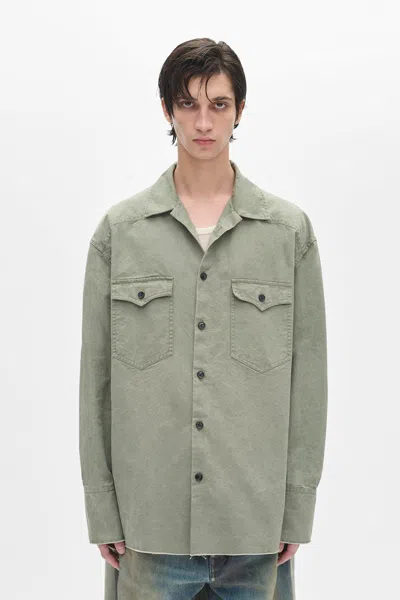 Ann Demeulemeester Antoine High Comfort Long Shirt In Multi