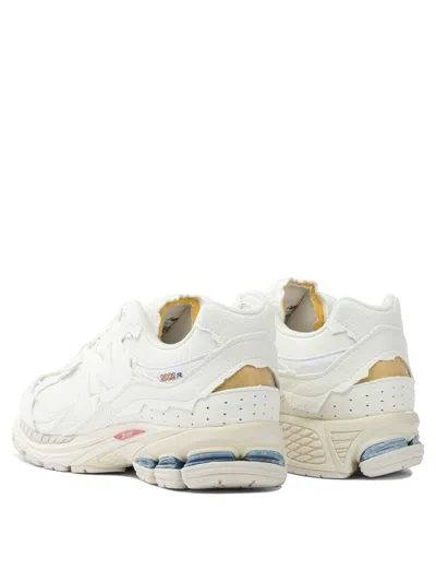 New Balance Mens Sea Salt 2002r Protection Pack Woven Trainers In White