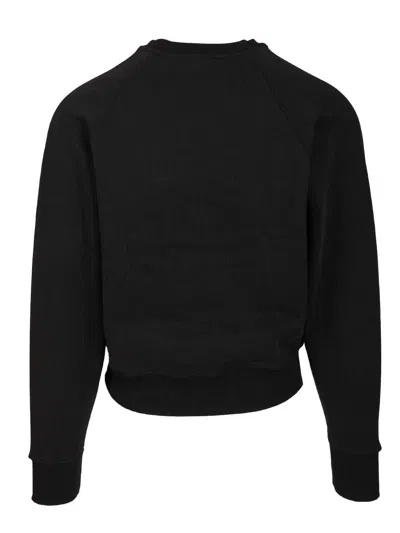 Ami Alexandre Mattiussi Ami De Coeur Sweatshirt Knitwear Black