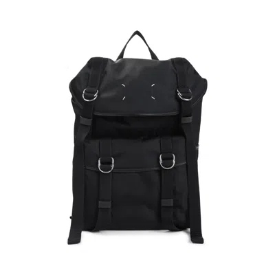 Maison Margiela Medium High-tech Backpack In Black