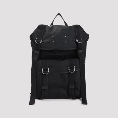 Maison Margiela Medium High-tech Backpack In Black