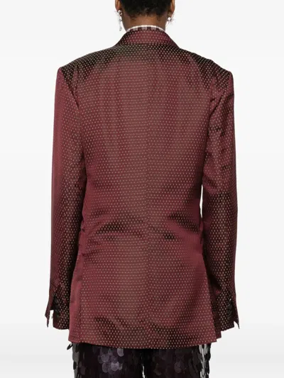 Dries Van Noten Bafya 2350 W.w. Jacket With Pockets In Red