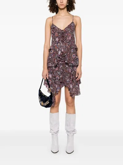Isabel Marant Étoile Berenicia Short Printed Frilly Skirt Clothing
