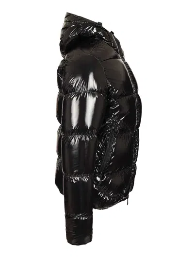 Herno Bomber Gloss Jackets Black In Black