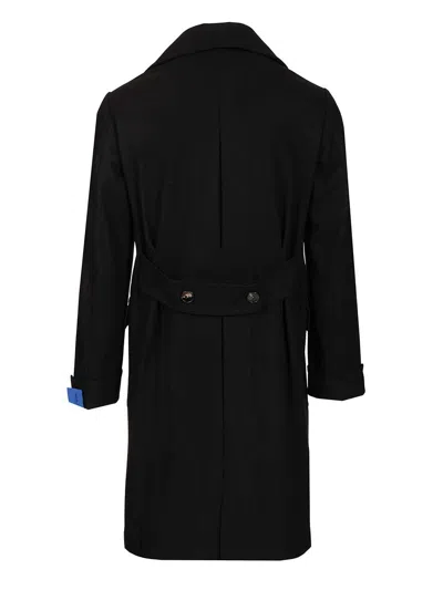 Guarinucci Cappotto 2 Petti Ulster 100 Lana Jackets Black In Black