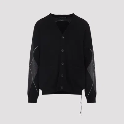 Mastermind Japan Cashmere Cardigan With V-neckline And Skull Motif