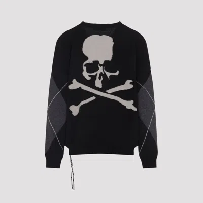 Mastermind Japan Cashmere Cardigan With V-neckline And Skull Motif