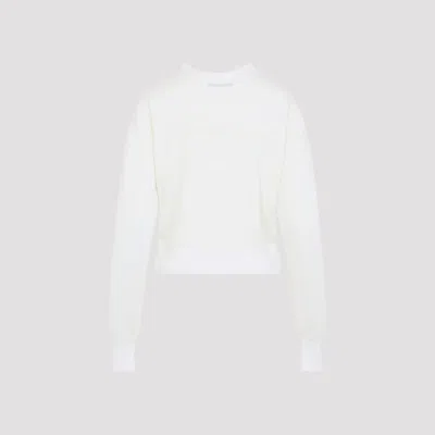 Jacquemus Knit Cardigan With Ribbed Cuffs And V-neckline In White