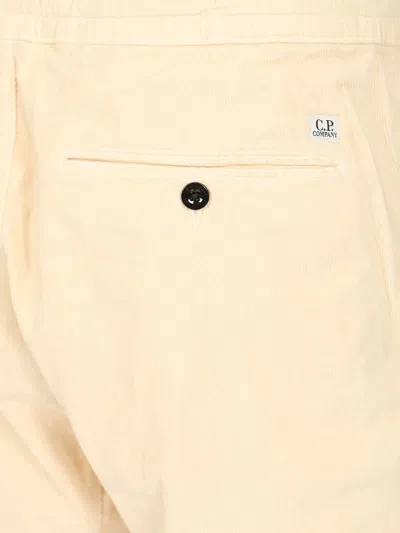 C.p. Company Cargo Pant In Corduroy Trousers Green In Neutral