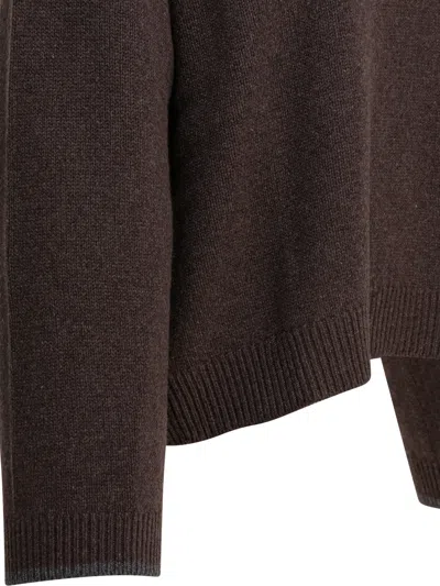 Brunello Cucinelli Cashmere Turtleneck Sweater Knitwear Brown