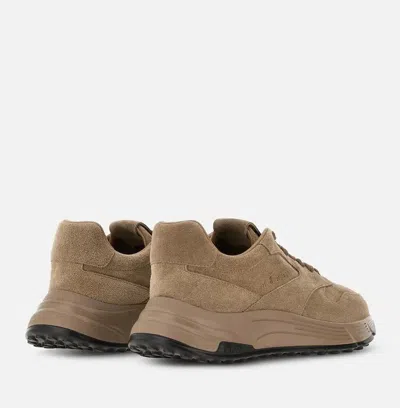 Hogan Suede Sneakers In Brown