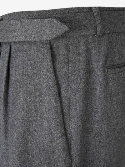Canali Tailored Trousers In Gray