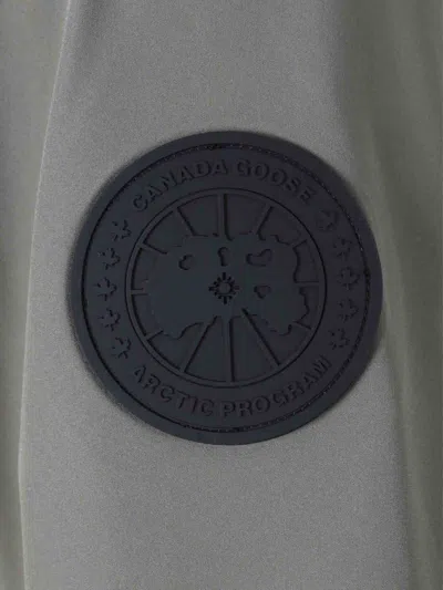 Canada Goose Versatile Waterproof Jacket With Hood And Pockets In Gray