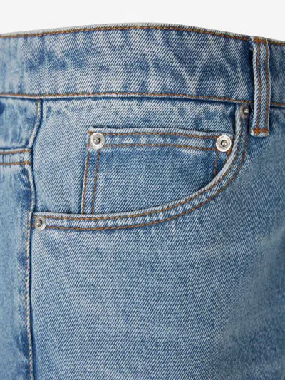 Ami Alexandre Mattiussi Ami Paris Wide Straight Jeans In Blue