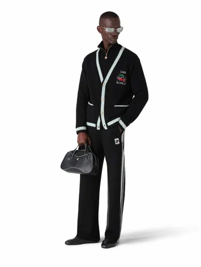 Casablanca Men's Casa Mountain Cardigan In Black