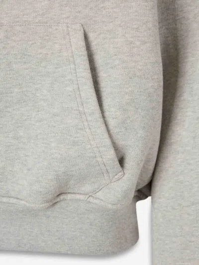 Palm Angels Kangaroo-pockets Hoodie In Gray
