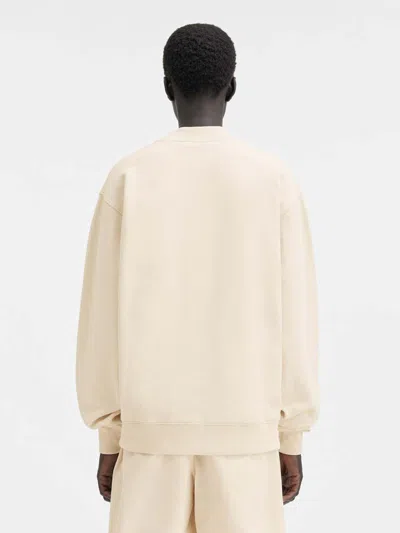 Jacquemus Gros Grain Sweatshirt In Neutral