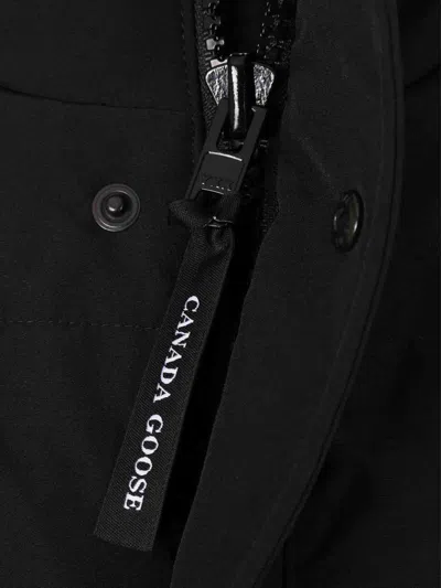 Canada Goose Charcoal Polyester Blend Freestyle Sleeveless Down Jacket In Black