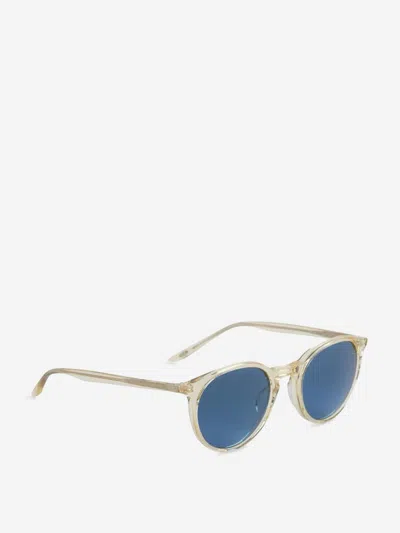 Barton Perreira Round-frame Sunglasses In Blue