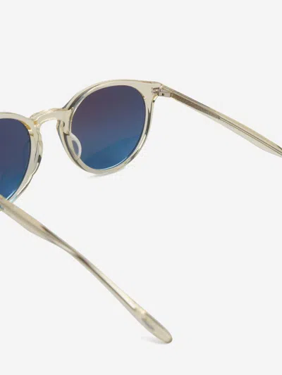 Barton Perreira Round-frame Sunglasses In Blue