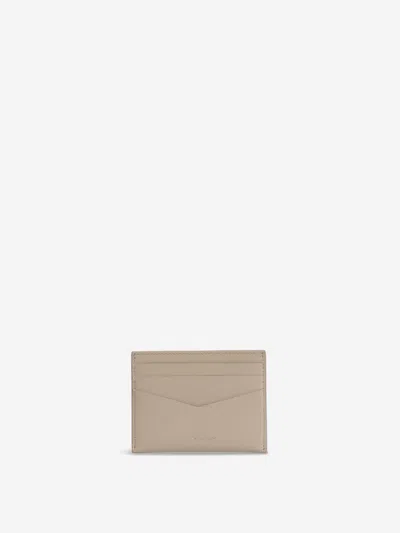 Givenchy 4g Leather Cardholder In Neutral