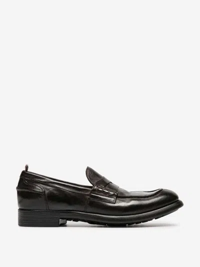 Officine Creative Mocasins Chronicle 056 In Black