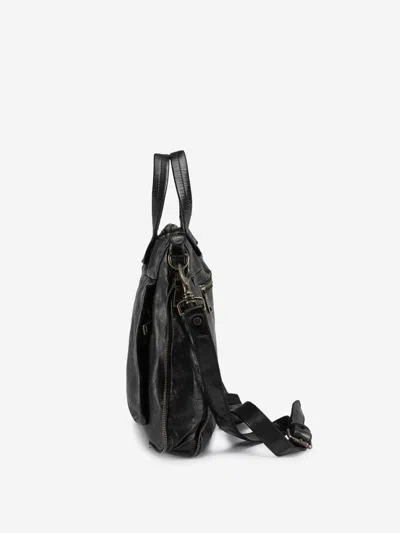 Officine Creative Briefcase Helmet Leather In Black