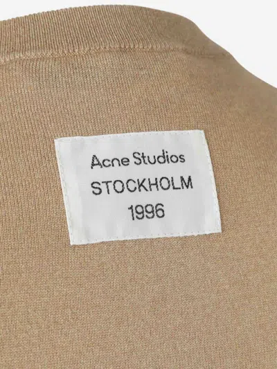 Acne Studios Fn-wn-knit000861 Knitwear Beige In Brown