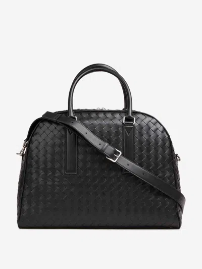 Bottega Veneta Intrecciato Leather Bag In Black
