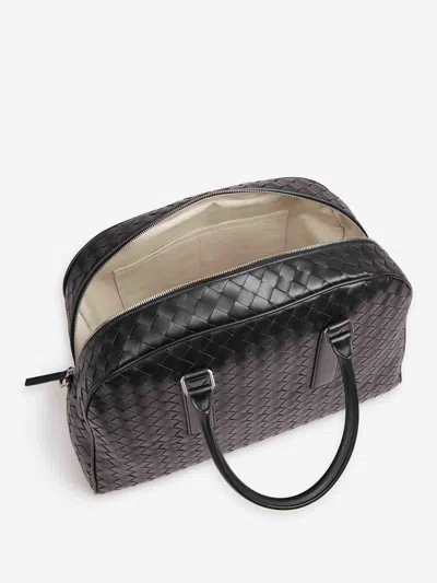 Bottega Veneta Intrecciato Leather Bag In Black