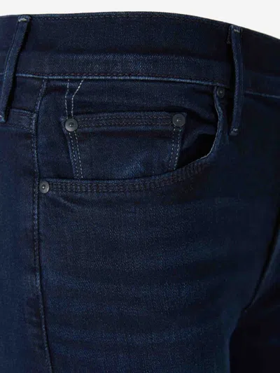 Mother The Twister Sneak Denim Jeans In Blue