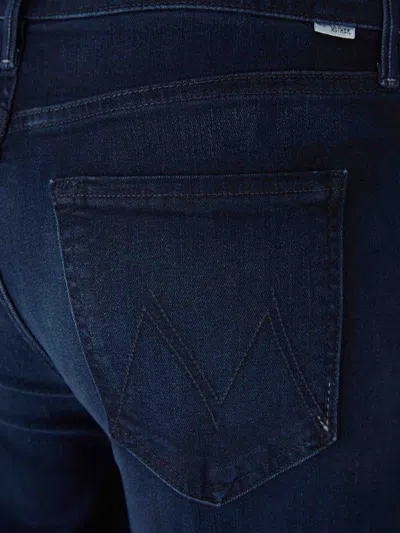 Mother The Twister Sneak Denim Jeans In Blue