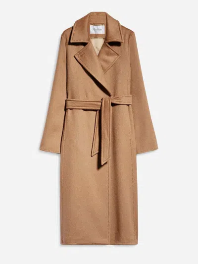 Max Mara Long Coat In Brown
