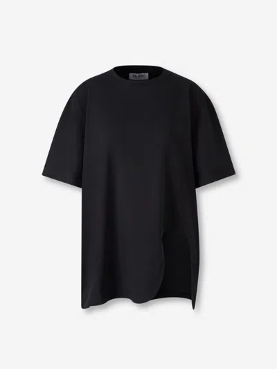 Attico Oversized T Shirt In Black
