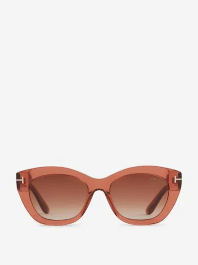Tom Ford Linda Sunglasses In Brown