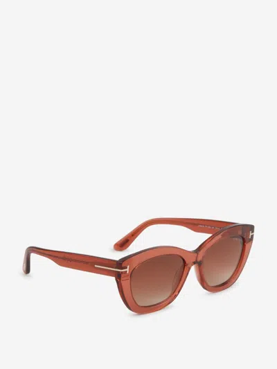 Tom Ford Linda Sunglasses In Brown