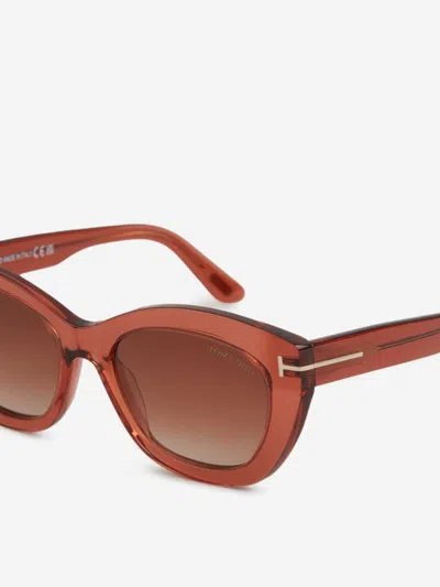 Tom Ford Linda Sunglasses In Brown