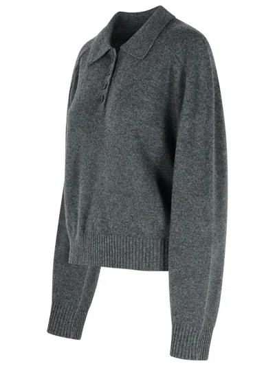 Loulou Studio Homere Lds Sweater In Gray