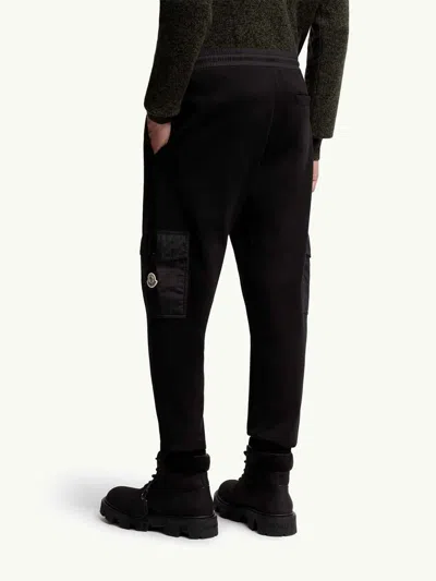 Moncler Jogginghose Aus Einem Baumwollgemisch In Black