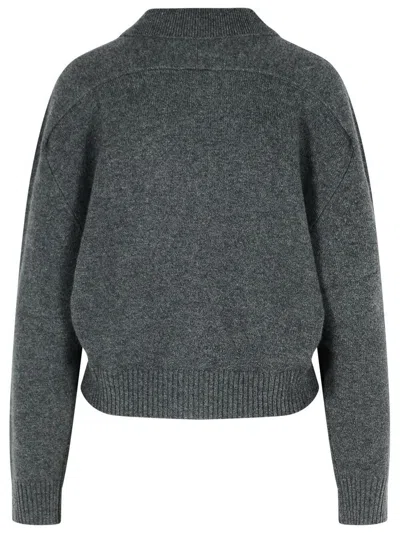 Loulou Studio Homere Lds Sweater In Gray